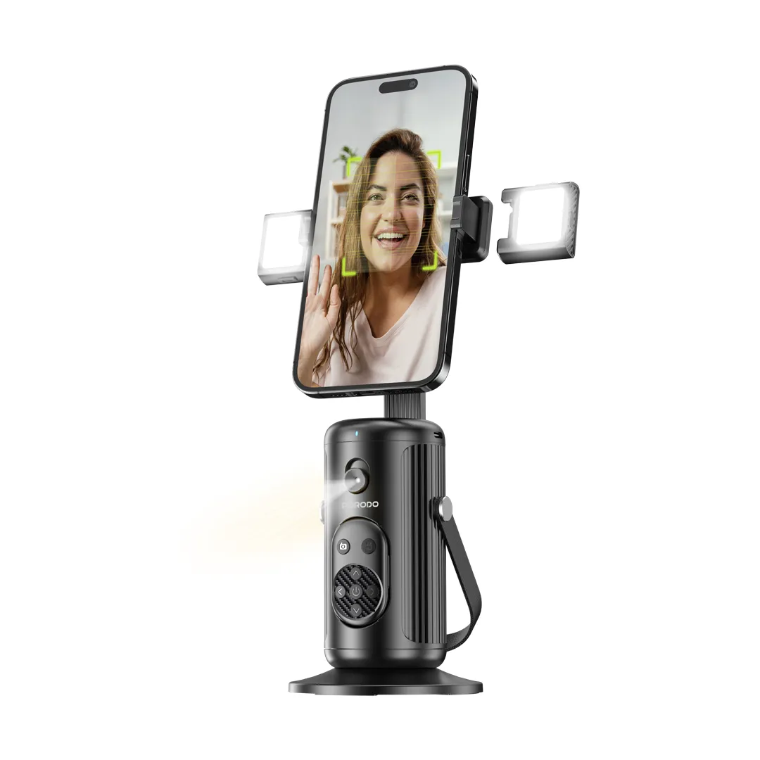 PD HSM13 BK Porodo Face Tracking Smart Mount Black