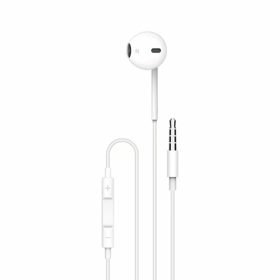 PD MOAEP WH Porodo Mono Earphone 3.5mm Aux Connector
