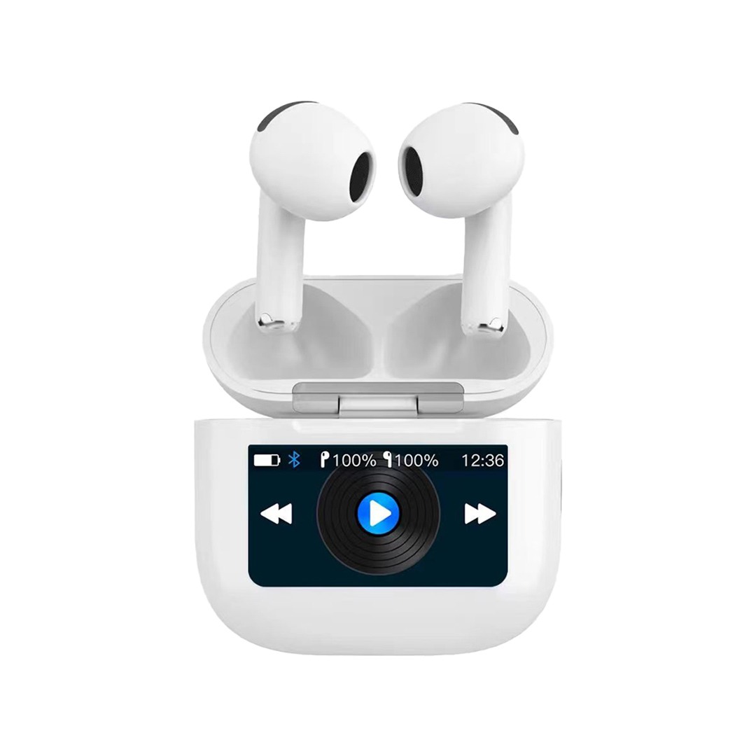 PD STWLEP039 WH Porodo Soundtec Glimpse Touch Display TWS White