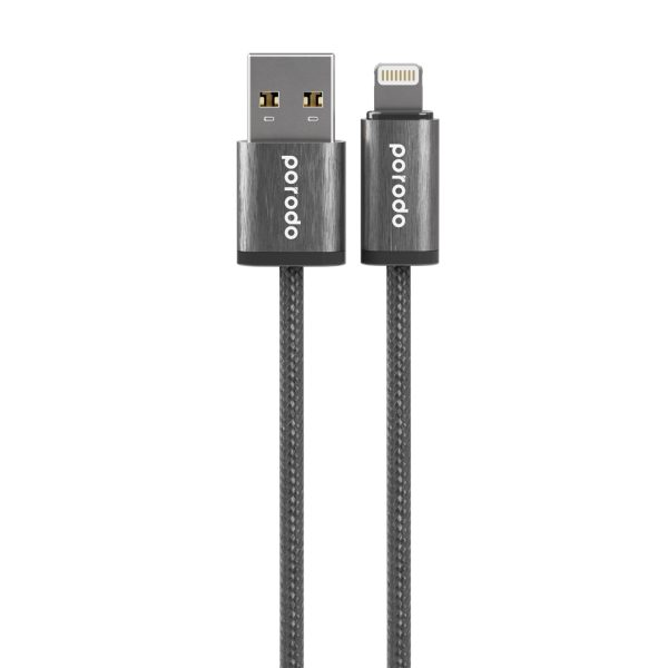 کابل بافته شده پورودو USB-A به لایتنینگ - سریع و بادوام