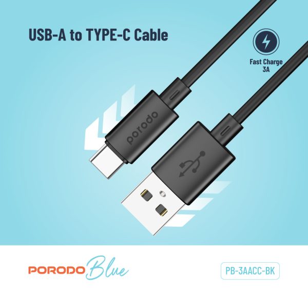 کابل USB به تایپ سی پورودو